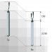 ASO LISENS grid Light Curtain Door Set A01-213-22TN (2130mm field)